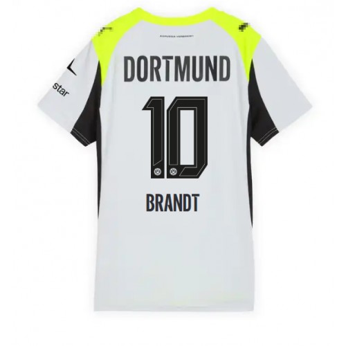 Borussia Dortmund Julian Brandt #10 Replica Away Shirt Ladies 2025-26 Short Sleeve Borussia Dortmund Julian Brandt #10 Replica Away Shirt Ladies 2025-26 Short Sleeve